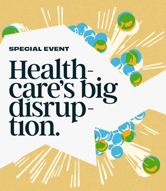 Healthcare's Big Disruption webinar illustration by HealthStream